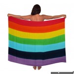 Casual Movements Women's Rainbow Swimsuit Coverup Horizon  B07JC48TGM